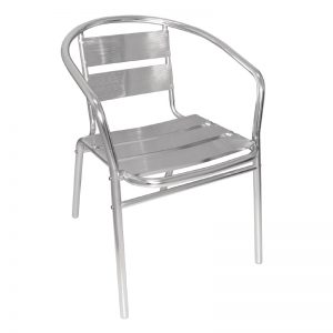 Aluminium Chair with Armrest